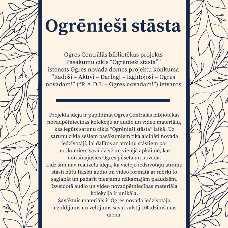 Ogrēnieši Stāsta