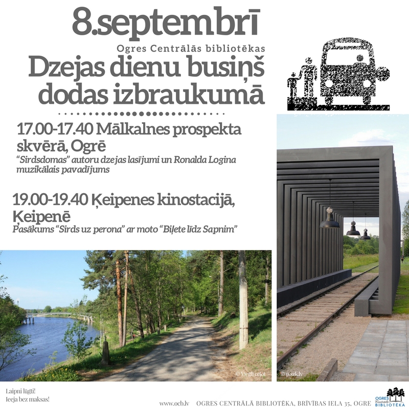 8.septembrī Dzejas Dienu Busiņš Dosies Izbraukumā