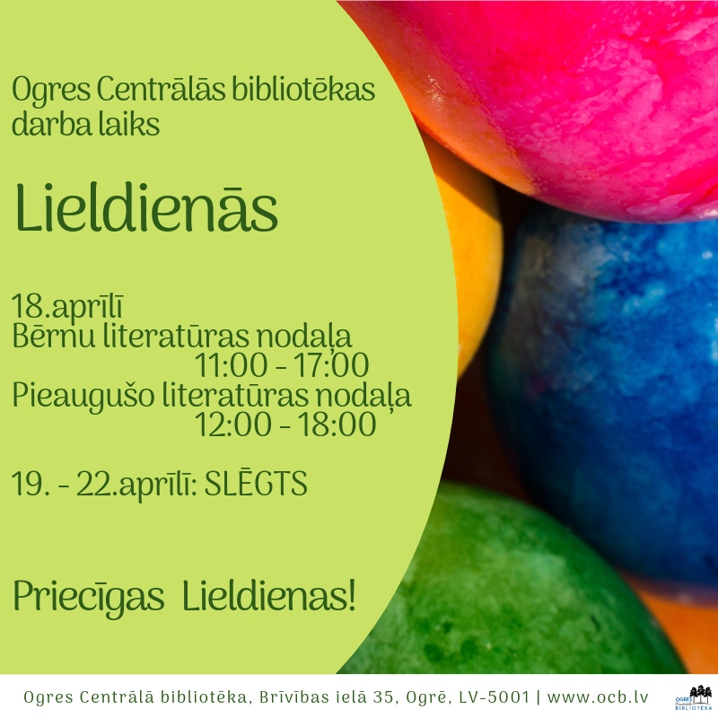 Lieldienas 2019 OCB Darba Laiks 1