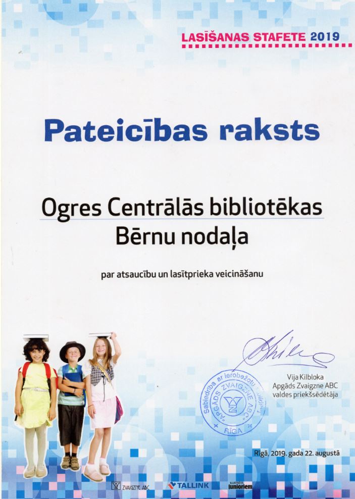 Zvaigznes ABC Lasīšanas Stafetes Maratons Izskanējis