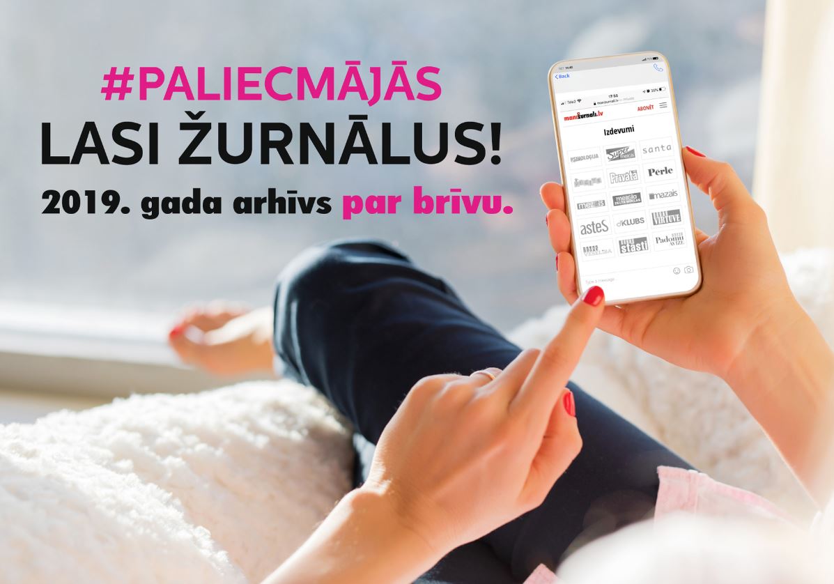 Izdevniecība “Žurnāls SANTA” Aicina Palikt Mājās Un Lasīt žurnālus!