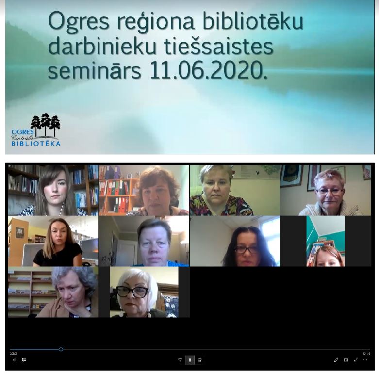 Seminārā Ogres Reģiona Bibliotēku Speciālistiem