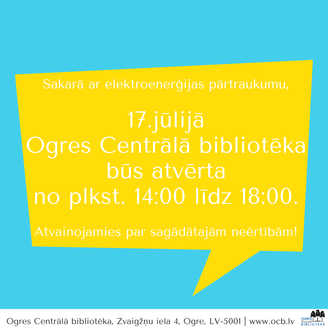 17.jūlijā Izmaiņas OCB Darba Laikā